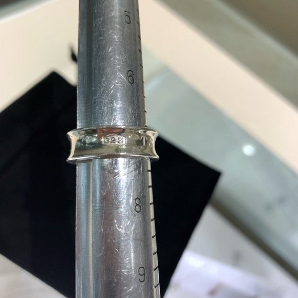 🪺Tiffany & Co. 1837 Collection Size 7 Sterling Silver Ring - Picture 5 of 12